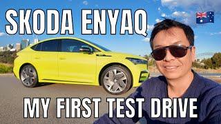 Real World Test Drive of 2025 Skoda Enyaq RS Australia and Walkthrough