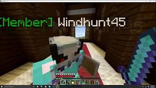 Just me and my friend playing Minecraft exploring The Mansion - steeltonmc