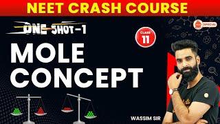 Mole Concept Class 11 | One shot 1 | NEET Crash Course | NEET 2023 | #neetchemistry | Wassim Sir