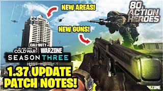 NEW Update 1.37 Warzone Season 3 Reloaded Patch Notes | Attachment Overhaul, AMP63, Gunsmith Customs