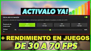 Aumentar FPS en Fortnite 2021 **ESCALA de IMAGEN NVIDIA** Rendimiento Geforce Experience