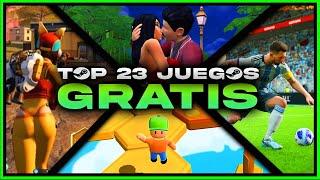  23 Épicos JUEGOS GRATIS de STEAM para PC ⭐