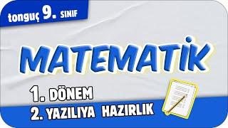 9.Sınıf Matematik 1.Dönem 2.Yazılıya Hazırlık  #2025