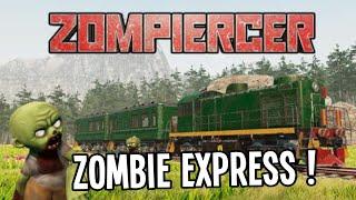 Build a TRAIN FORTRESS and Survive the Apocalypse! (Zompiercer Gameplay)