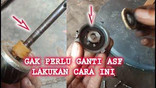 kipas angin maspion tidak berputar, modifikasi ganti bearing