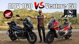 Honda ADV 160 VS FKM Venture 150 | Comparison Review