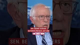 ‘NO APOLOGIES’: Bernie Sanders defends private jet use #shorts #berniesanders #aoc #politics #news