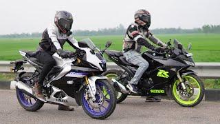 Gixxer SF150 vs Yamaha R15M Comparison | Top End Race