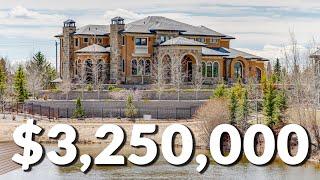 Inside this $3,250,000 Dream Castle in Watermark at Bearspaw! | Luxury Homes For Sale