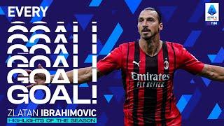 Simply Zlatan Ibrahimovic | Every Goal | Highlights of the Season | Serie A 2021/22