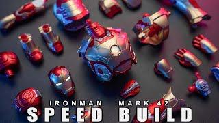 Ironman Mark 42 Model Kit | Speed Build | Marvel Figure | Satisfying Beat Building