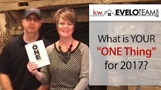 Indianapolis Real Estate Agent: What is YOUR "ONE Thing" for 2017