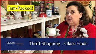 Jam-Packed! Fenton, Hobnail, Enamel, Czech Ruby Glass & Jeannette Glass - Thrift with Me Dr. Lori