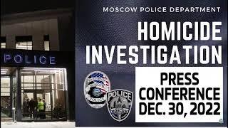 Idaho4 Murders ARREST Press Conference - Bryan Kohberger arrested!  Moscow, Idaho