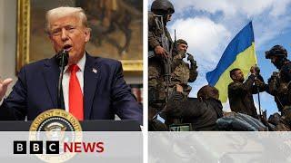 What a pause in US military aid could mean for Ukraine | BBC News