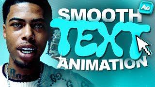 SMOOTH TEXT/LYRICS ANIMATION (After Effect Tutorial)