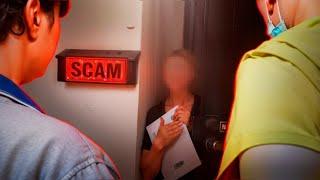 CONFRONTING A SCAMMER AT THEIR HOUSE