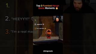 Top 3 Funniest Horror Game Moments  3rd One straight up Wild!! 