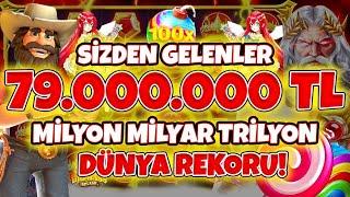 SLOT OYUNLARI  SİZDEN GELENLER  79.000.000 TL DÜNYA REKORU | MAX WİNLER (2024)