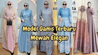 MODEL GAMIS TERBARU MEWAH ELEGAN 2024/2025