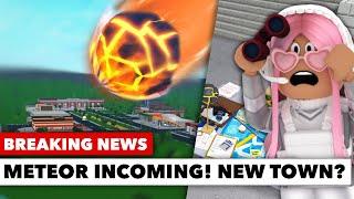 HUGE BLOXBURG METEOR EVENT! MAP REVAMP DATE REVEALED!!