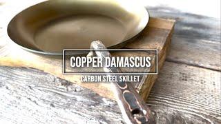 Forging a Copper Damascus Pan Handle