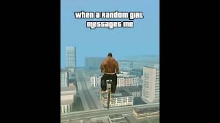 When CJ has Girlfriend in GTA San Andreas 