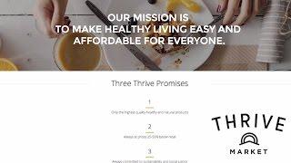 Thrive Market: How we can Finally buy Organic food for an Affordable Price.