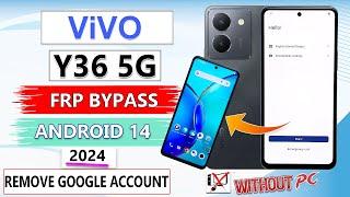 Vivo Y36 5G Android 14 - How To Bypass Google Account (Frp) Lock (2024) Vivo Y36 5G Frp Without Pc