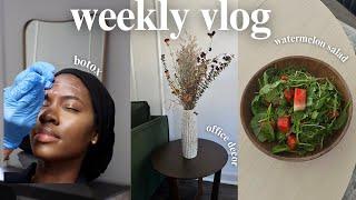 WEEKLY VLOG | office tour, watermelon salad recipe & getting botox | Octavia B