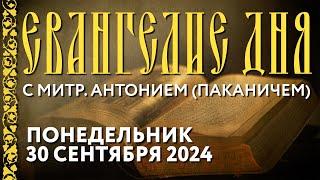 Толкование Евангелия с митр. Антонием (Паканичем). Понедельник, 30 сентября 2024 года.