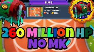 Elite Bloonarius Tutorial || No Monkey Knowledge || Four Circles - BTD6