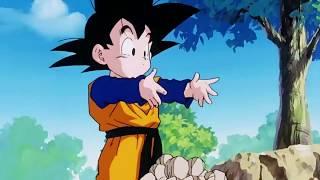 Goten lanza piedras a Gohan y se convierte en un ssj HD