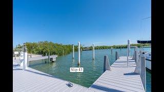 The Boat House Marina - Marathon Key Florida: Private Dock Number 43