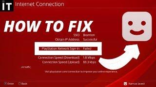 HOW TO FIX PSN SIGN IN FAILED PS4 ||EASIEST WAY||