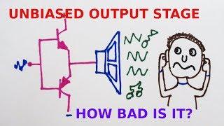 The unbiased audio amplifier output stage