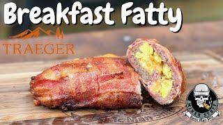 OUR VERSION OF THE BREAKFAST FATTY | Carnivore Diet Worthy | TRAEGER PELLET SMOKER