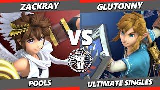 Shibuya Fist - Zackray (Pit, ROB) Vs. Glutonny (Link) Smash Ultimate - SSBU