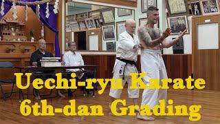 Uechi-ryu Karate 6th-dan Grading - Shai Hai @ Kiyohide Shinjo Dojo, Okinawa