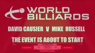 2016 LITEtask World Billiards Championship (Timed) Final: David Causier v Mike Russell