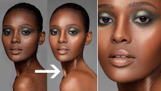 Simple Frequency Separation Skin Retouching In Photoshop|#photoshop