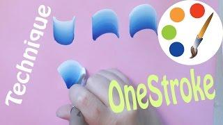 The secret of the OneStroke, How to paint Basic strokes, irishkalia