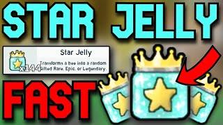 *ALL* Ways To Get STAR JELLY Fast (Bee Swarm Simulator)