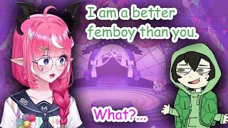 Vedal: "I am a better femboy than you."