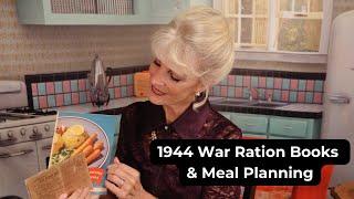 TIME TRAVEL TO 1944!  Showing You War Ration Books & Recipes! #asmr