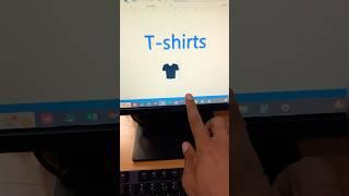 T-shirts Symbol Shortcut Key in Ms Word #shorts #shortcutkeys #msword #computer