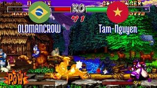 FT5 @samsho2: OLDMANCROW (BR) vs Tam-Nguyen (VN) [Samurai Shodown II Fightcade] Jul 7