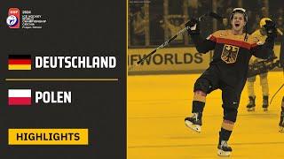 Deutschland vs. Polen | Highlights - 9. Spieltag, Eishockey-WM 2024 | SDTV Eishockey