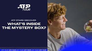 What's in the box?  ATP stars play the mystery box game!