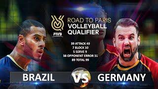 Brazil vs Germany | Volleyball Olympic QT 2023